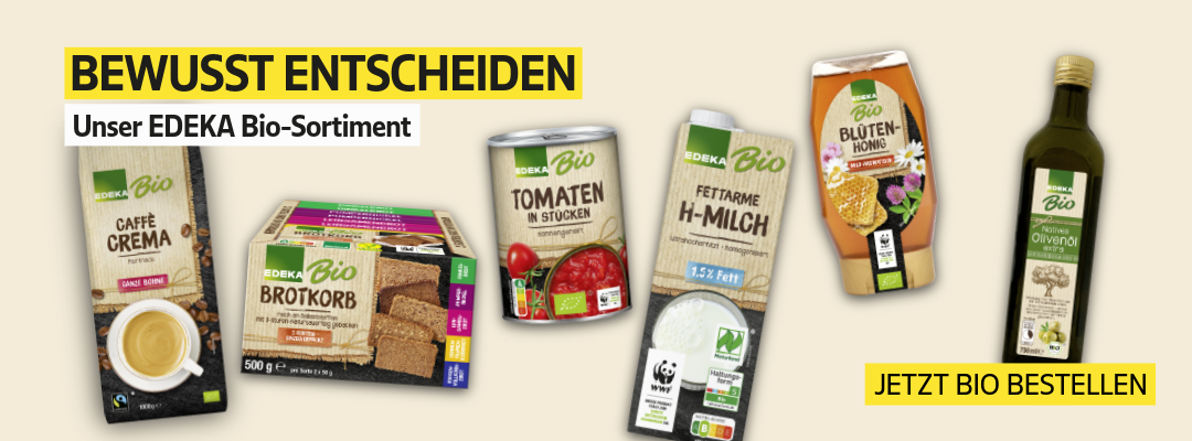 Unser EDEKA Bio Sortiment